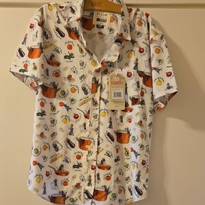 RSVLTS White Shirt with Colorful Rataoulli
